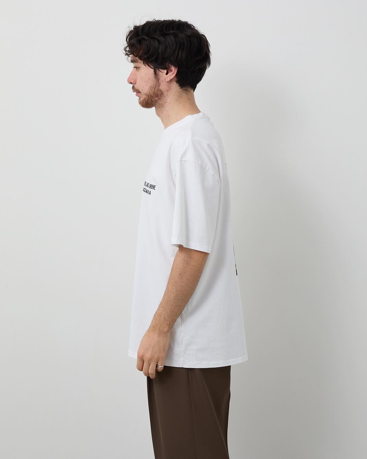 MULHOLLAND DRIVE / WASHED HEAVY WEIGHT CREW NECK T-SHIRT ( TYPE-1 )