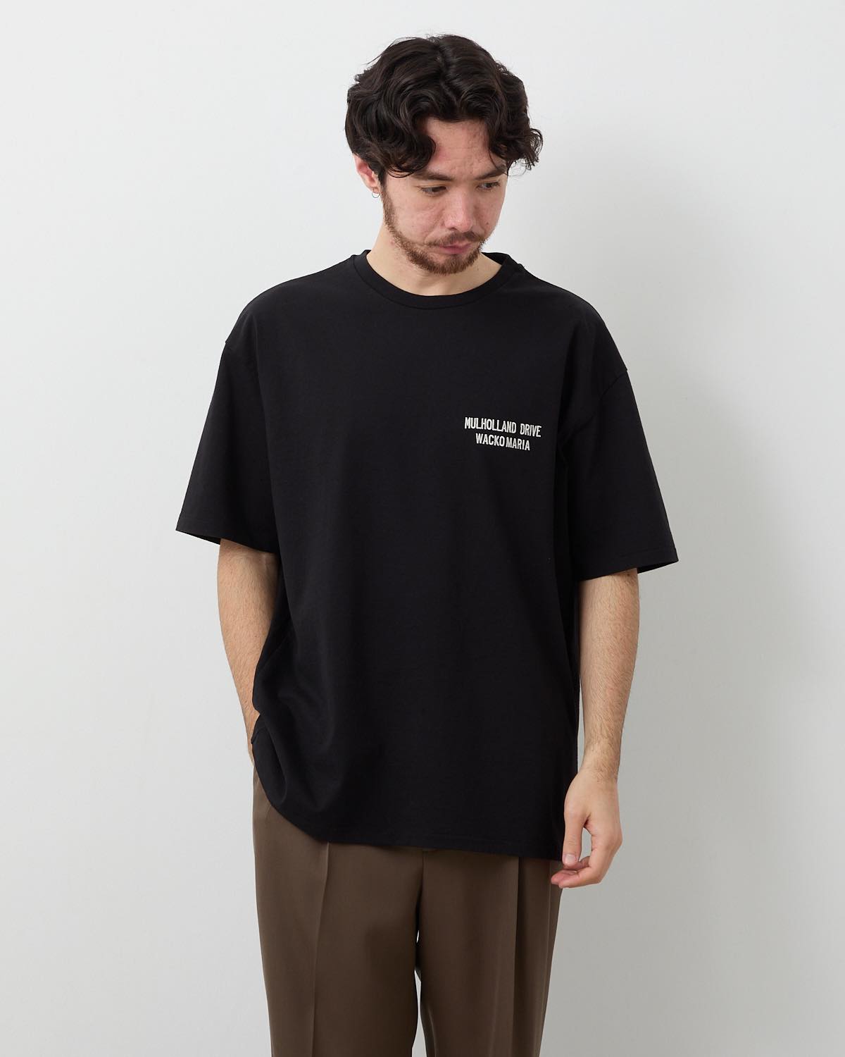 MULHOLLAND DRIVE / WASHED HEAVY WEIGHT CREW NECK T-SHIRT ( TYPE-1 )