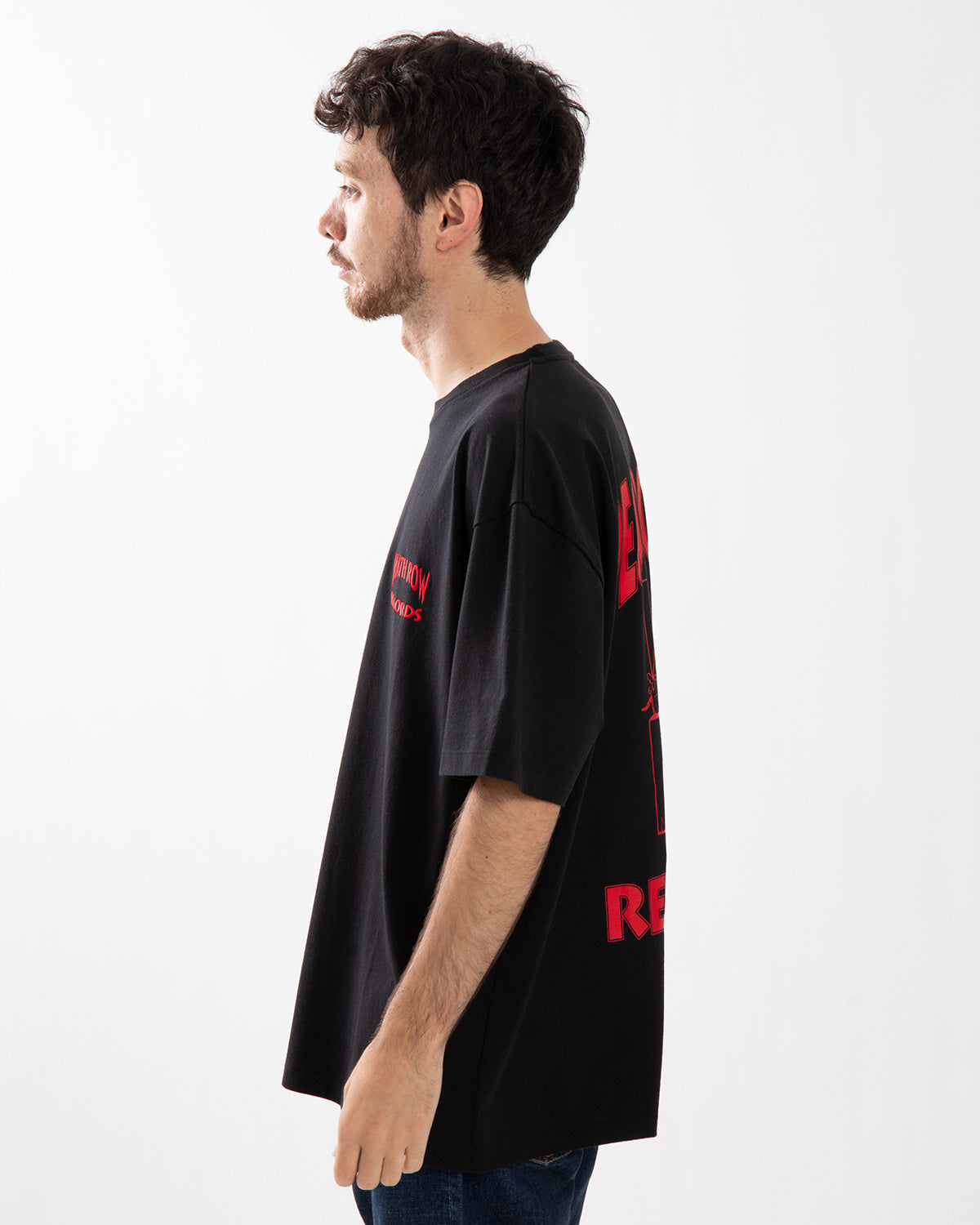 DEATH ROW RECORDS / WASHED HEAVY WEIGHT CREW NECK T-SHIRT