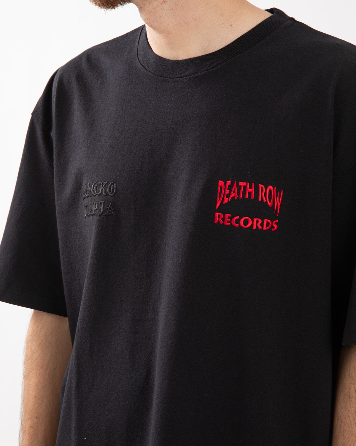 DEATH ROW RECORDS / WASHED HEAVY WEIGHT CREW NECK T-SHIRT