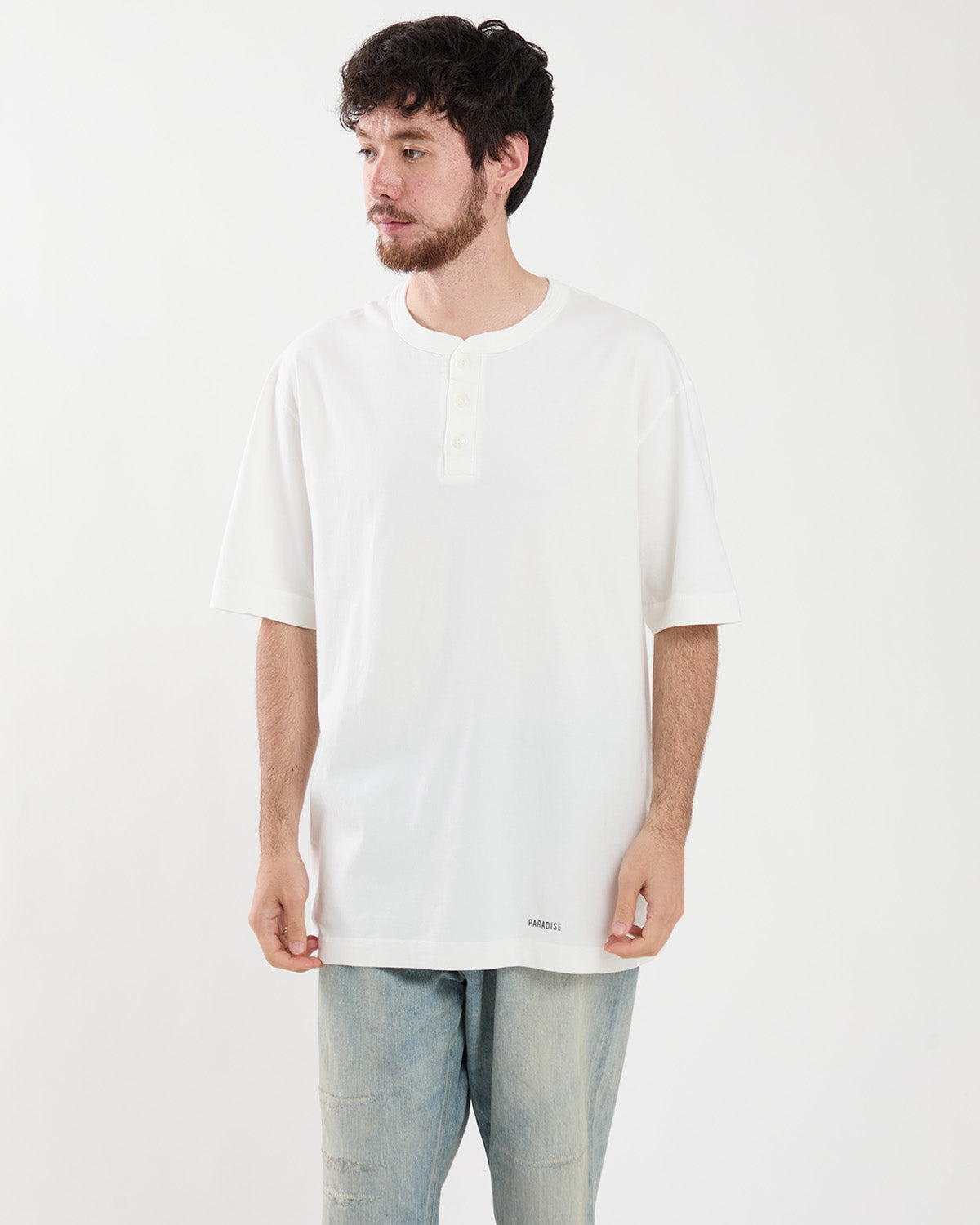HEALTHKNIT / HENRY NECK T-SHIRT