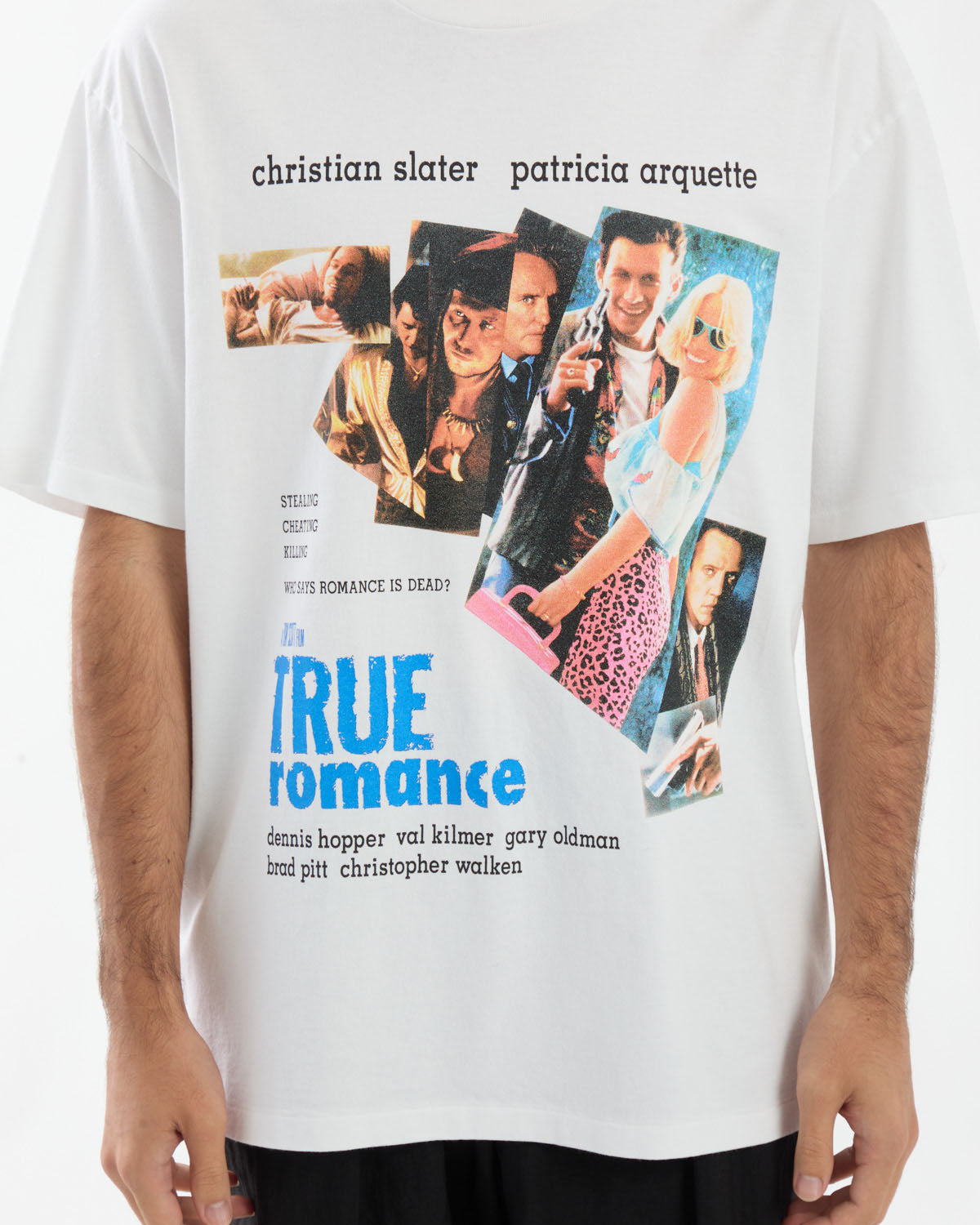 TRUE ROMANCE / WASHED HEAVY WEIGHT CREW NECK T-SHIRT ( TYPE-1 )
