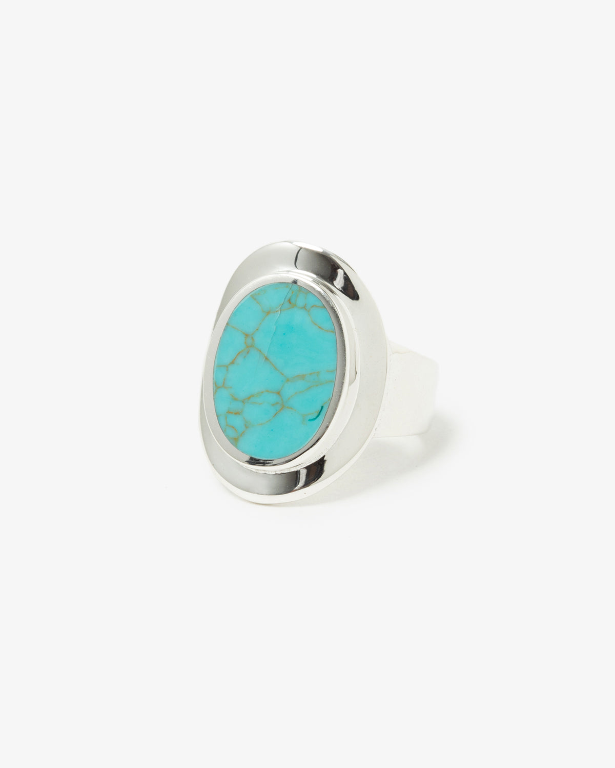 AMULET RING WITH TURQUOISE