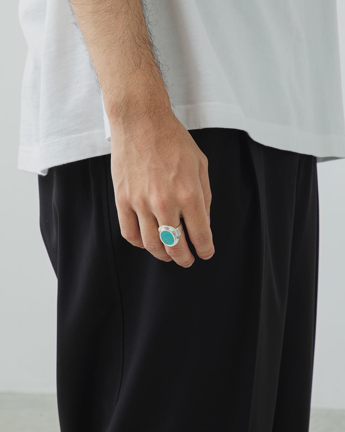 AMULET RING WITH TURQUOISE