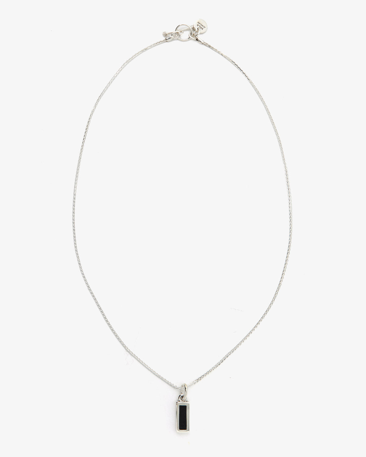 RECTANGLE NECKLACE WITH ONYX