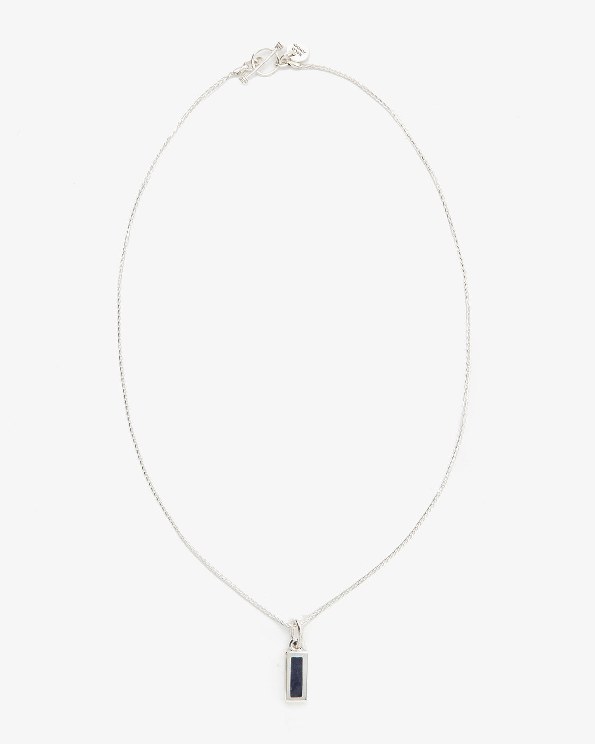 RECTANGLE NECKLACE WITH SODALITE