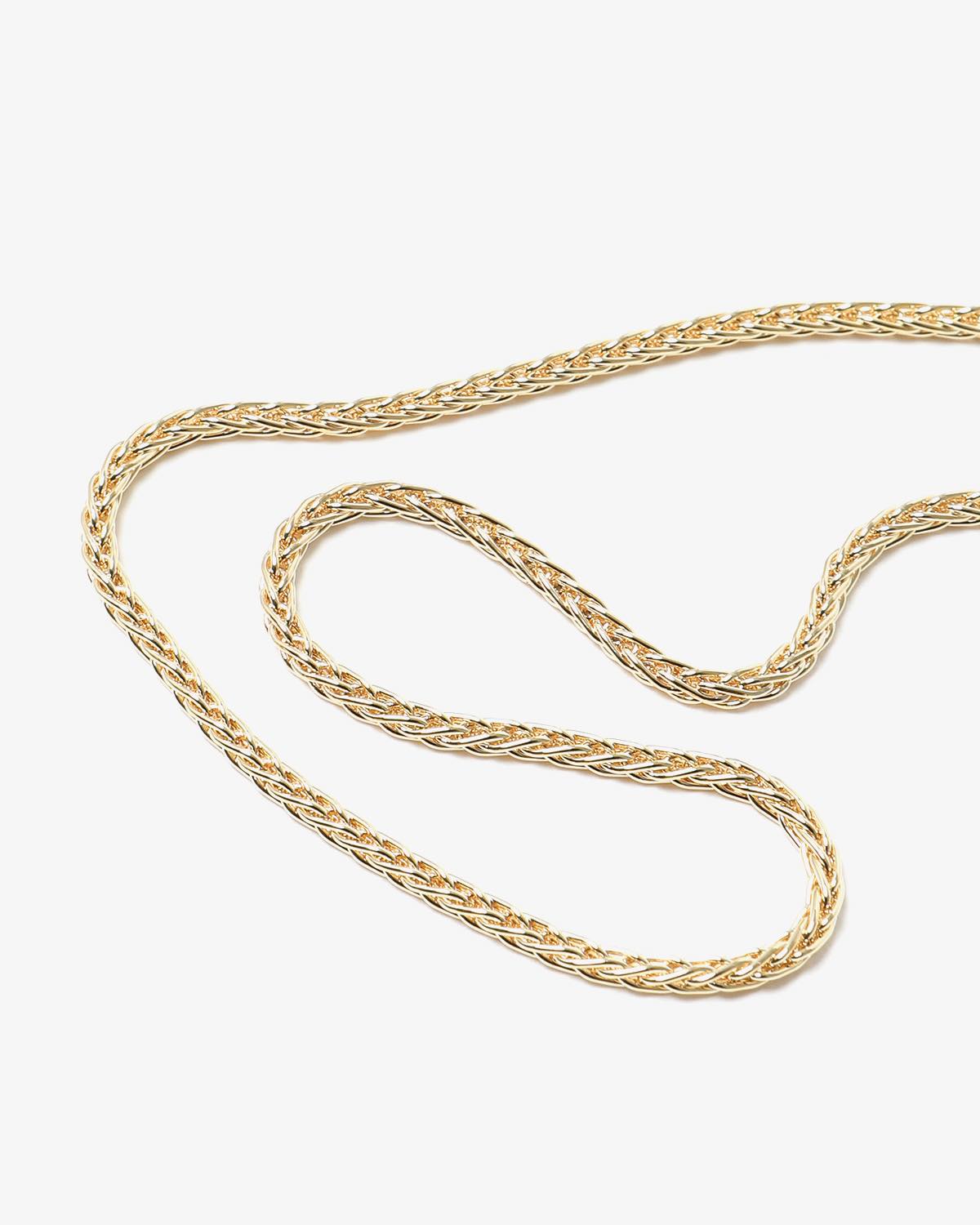 SPIKE LINK NECKLACE (GOLD)