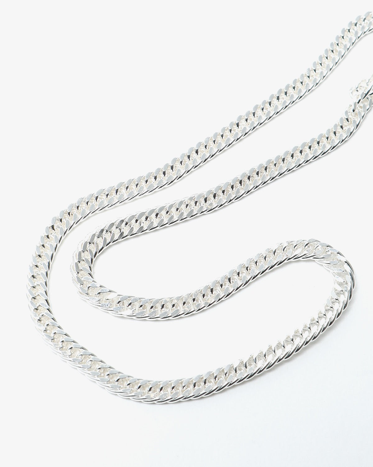 FLAT LINK NECKLACE -DOUBLE-