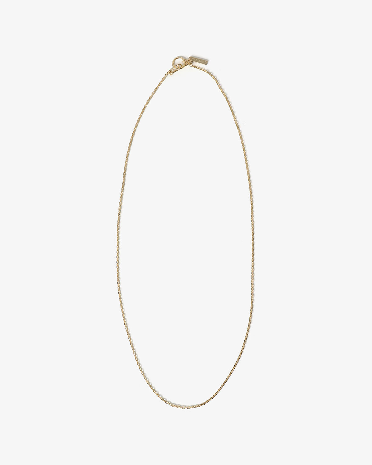 OVAL CUT NECKLACE -GOLD-