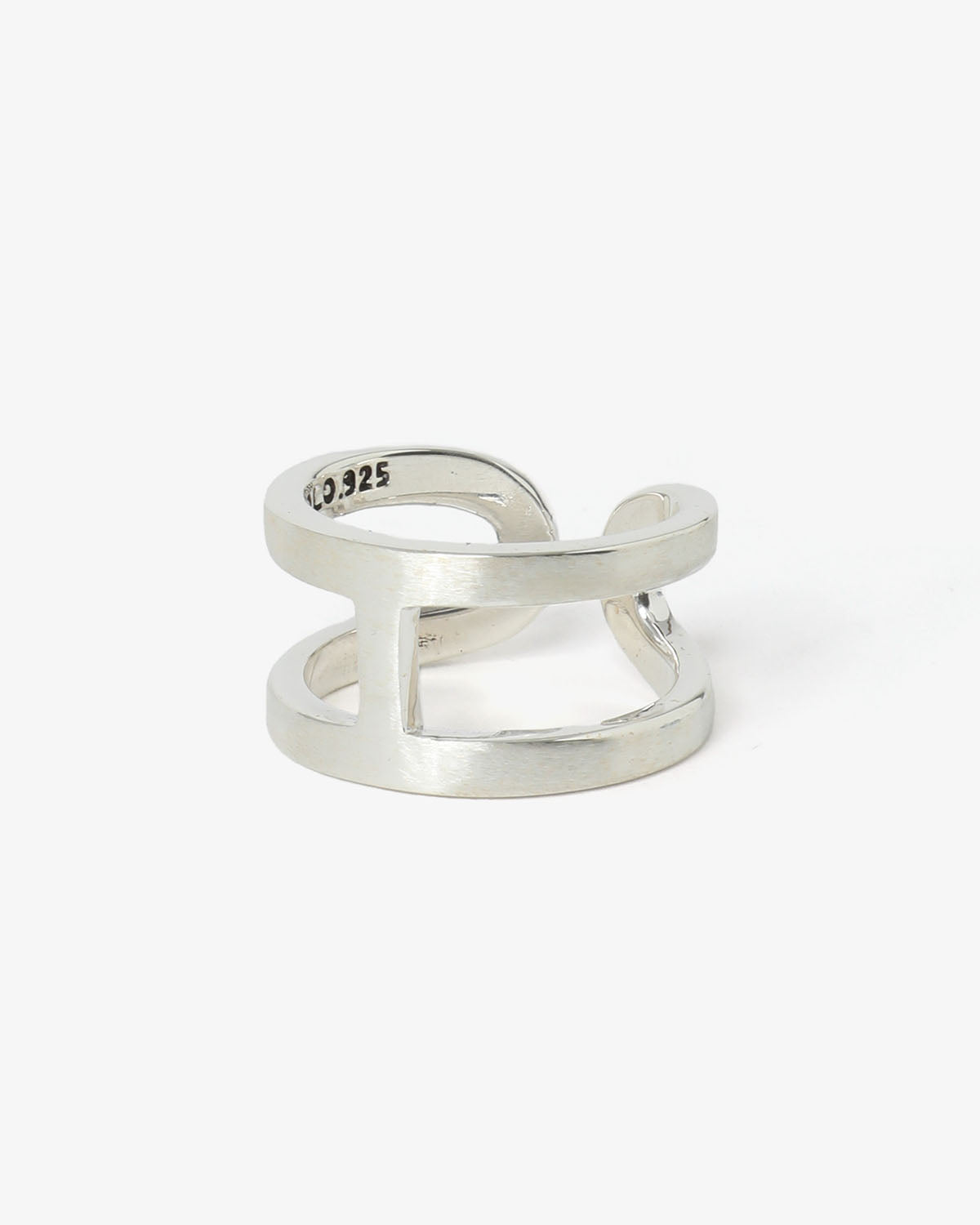 H RING WITH HAIR LINE