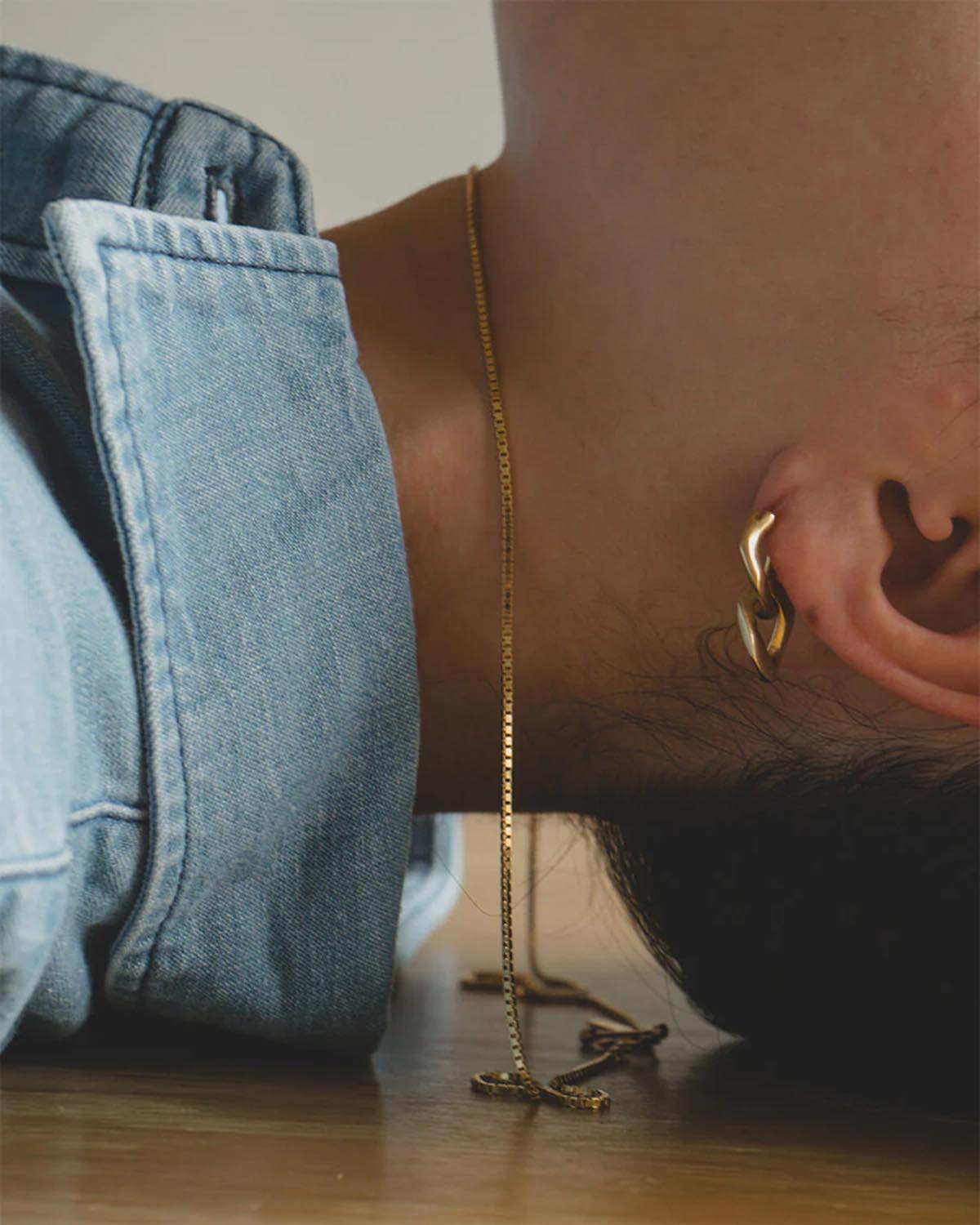 VENETIAN LINK NECKLACE -GOLD-