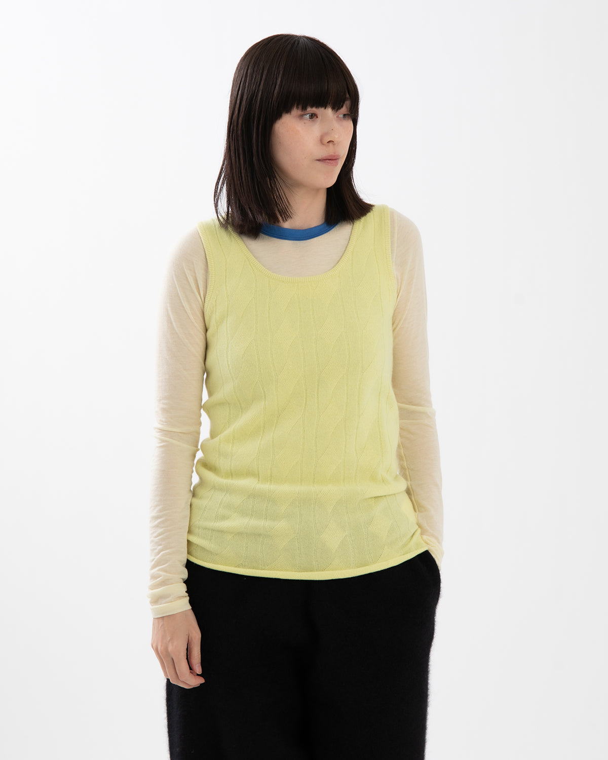 TIMELESS CABLE TANK TOP