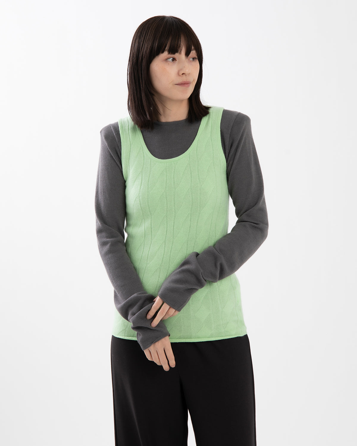TIMELESS CABLE TANK TOP