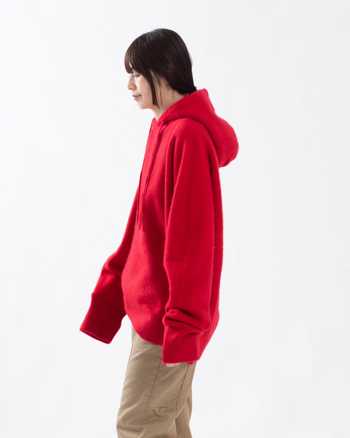 FELTED OVERSIZED HOODIE