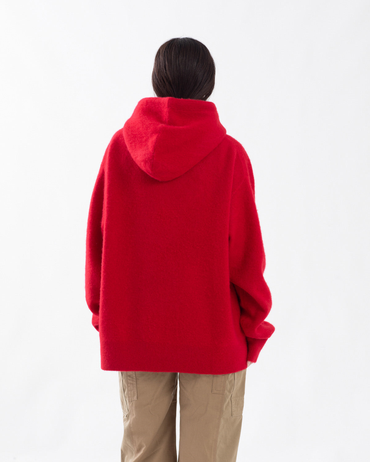FELTED OVERSIZED HOODIE