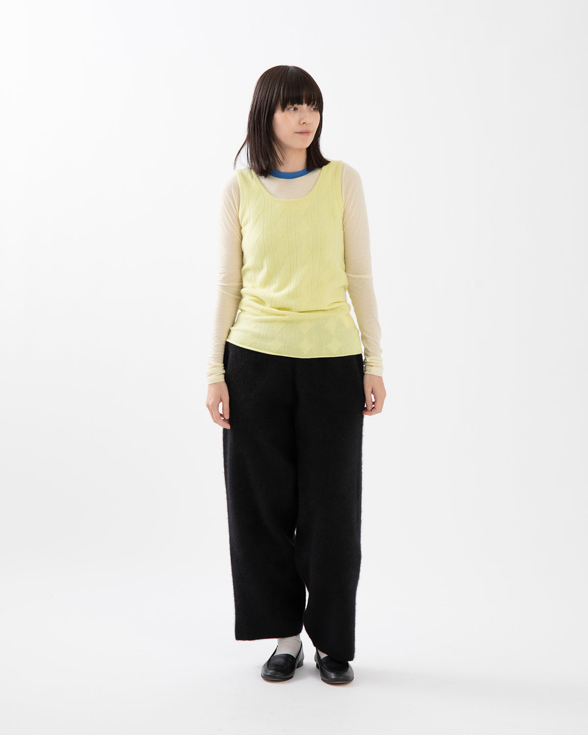 FELTED BARREL PANTS