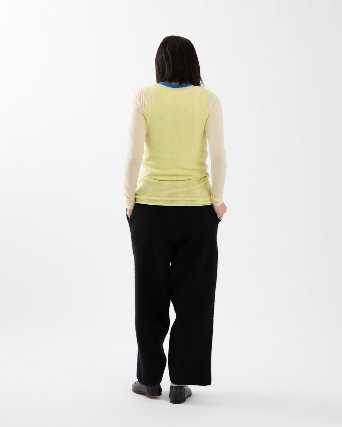FELTED BARREL PANTS
