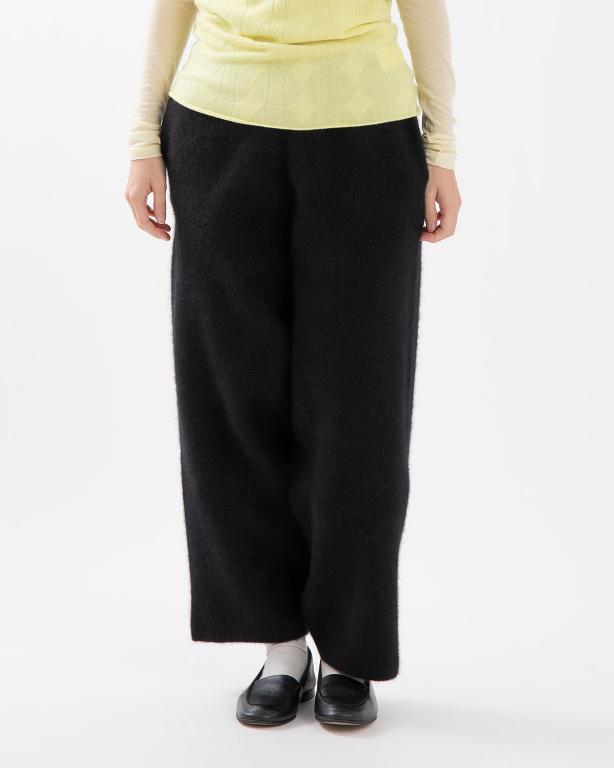 FELTED BARREL PANTS