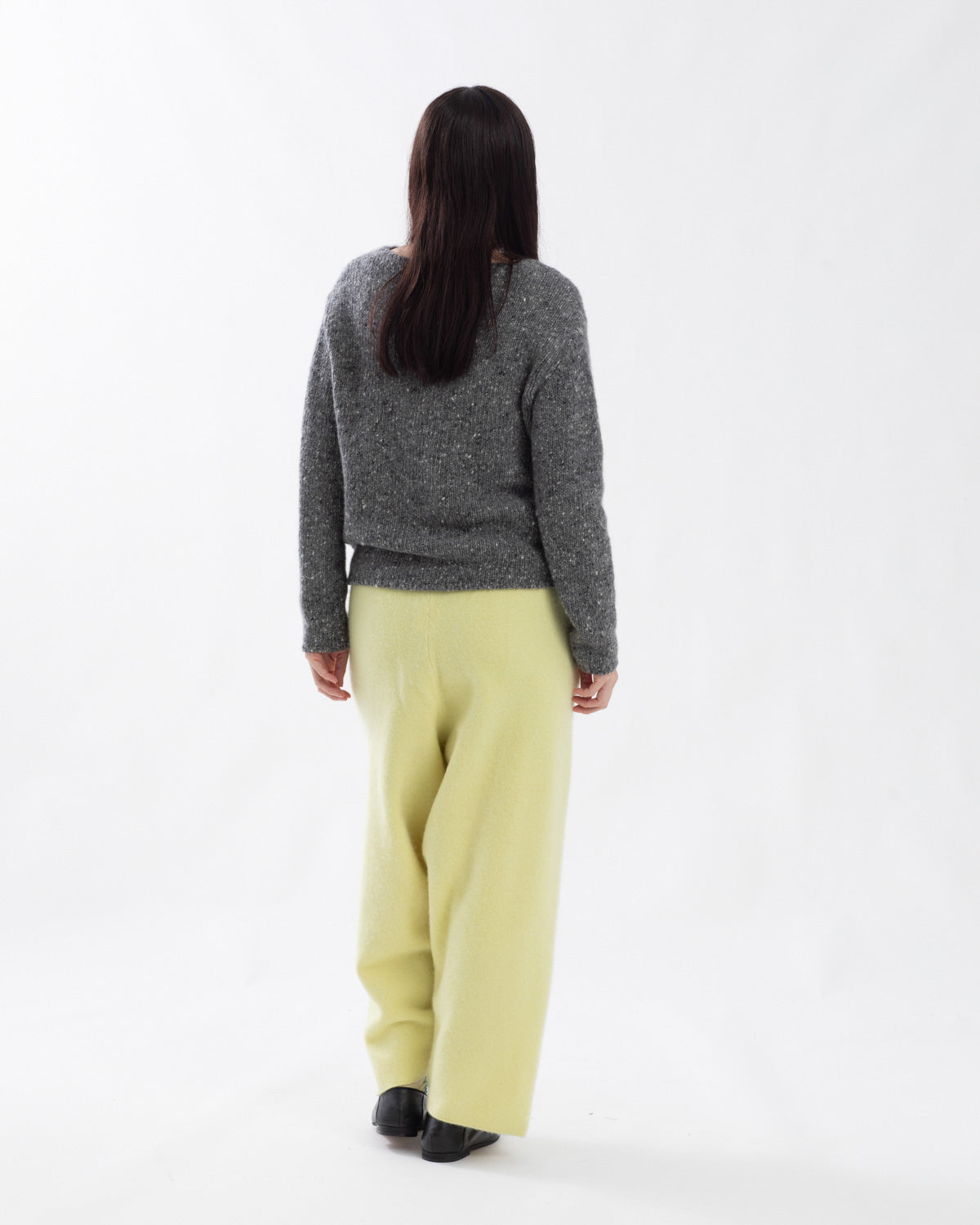 FELTED BARREL PANTS