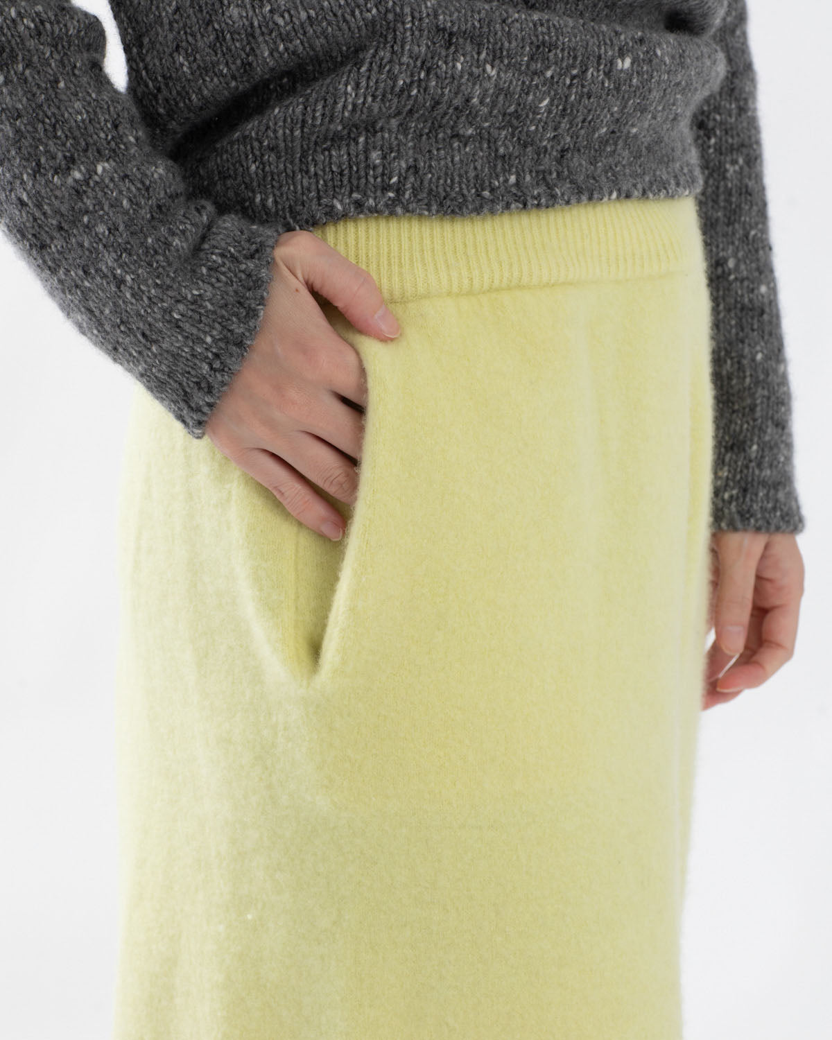 FELTED BARREL PANTS