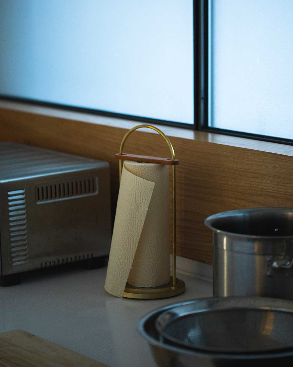 鋳肌キッチンペーパーホルダー (小)