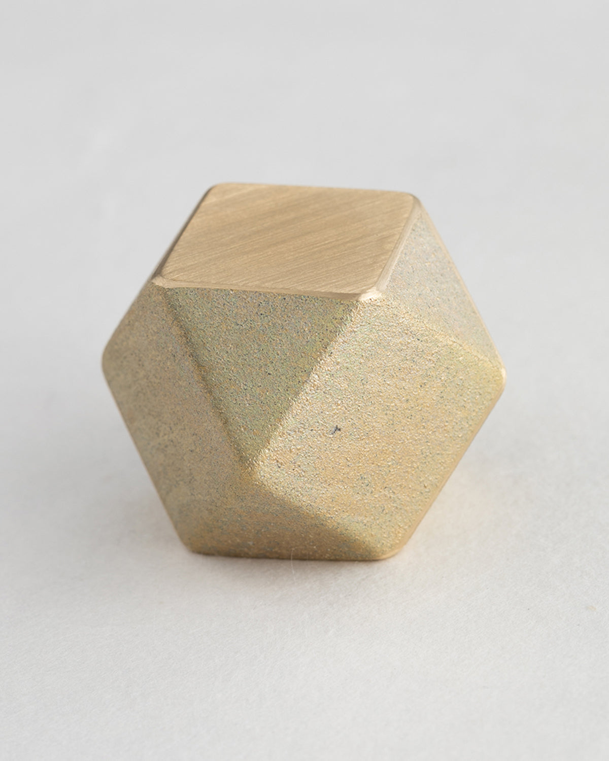 BRASS PAPER WEIGHT SQUARE