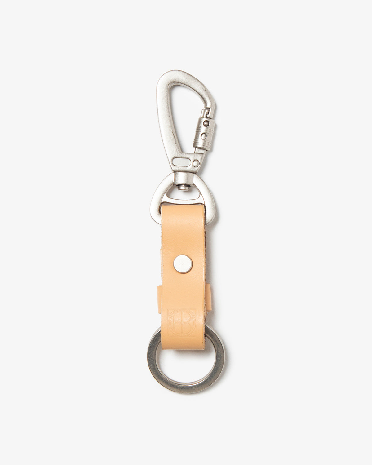 BUTTON STUD KEY RING SMOOTH COW LEATHER – COVERCHORD