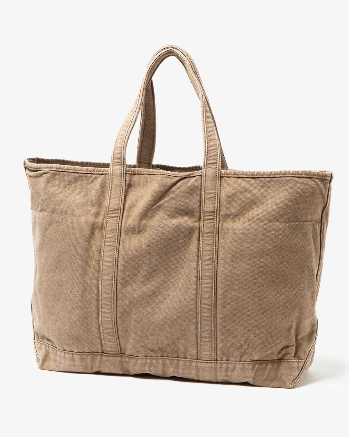 TOTE BAG COTTON CANVAS COFFEE DYED
