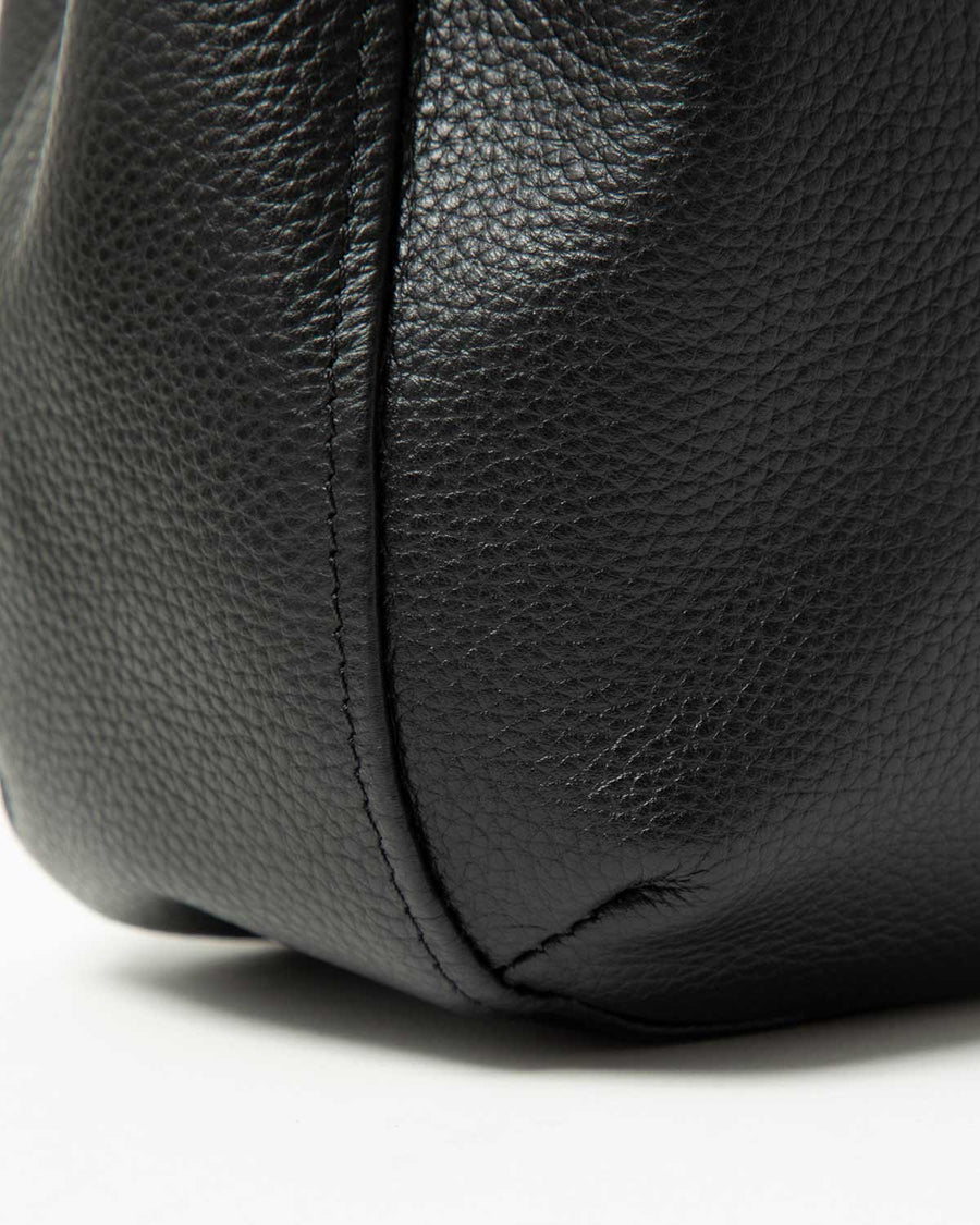 DRAWSTRING POUCH SHRINK LEATHER