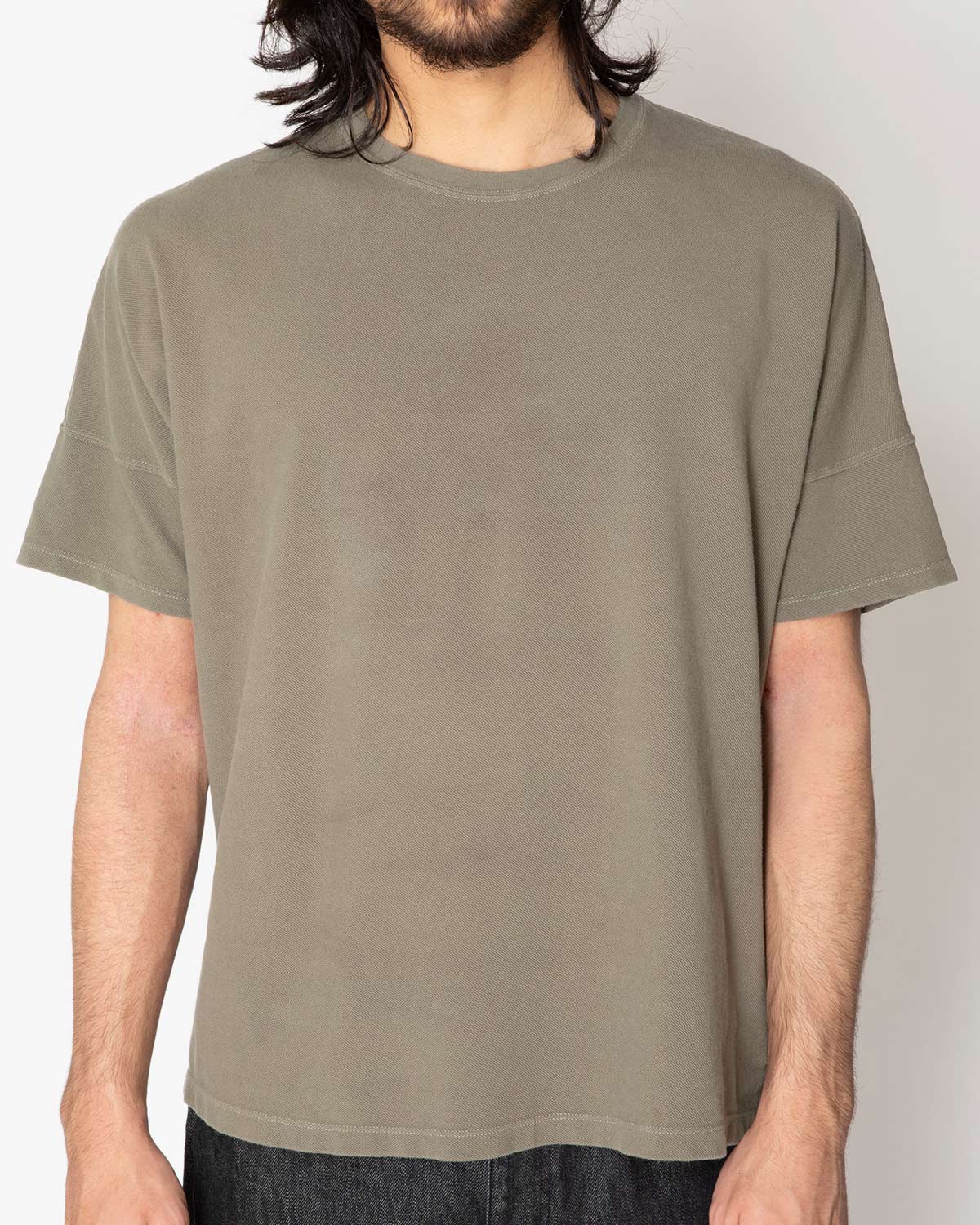 CLERK S/S TEE COTTON PIQUE OVERDYED