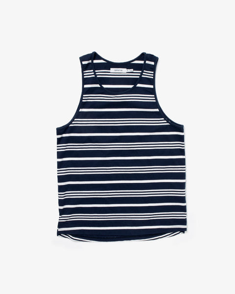 DWELLER TANK TOP COTTON JERSEY BORDER – COVERCHORD