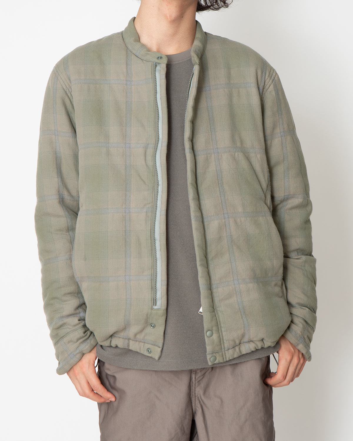 HIKER PUFF JACKET  C/W TWILL OMBRE PLAID WITH GORE-TEX INFINIUM™