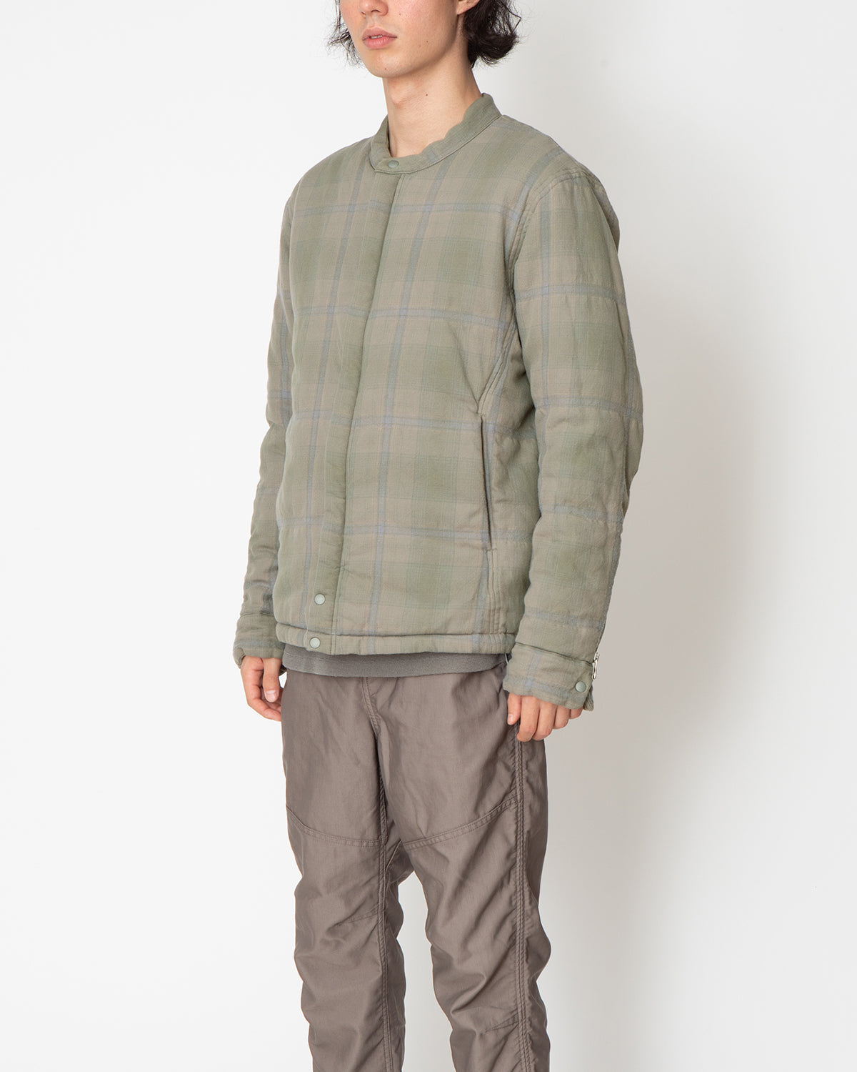 HIKER PUFF JACKET  C/W TWILL OMBRE PLAID WITH GORE-TEX INFINIUM™