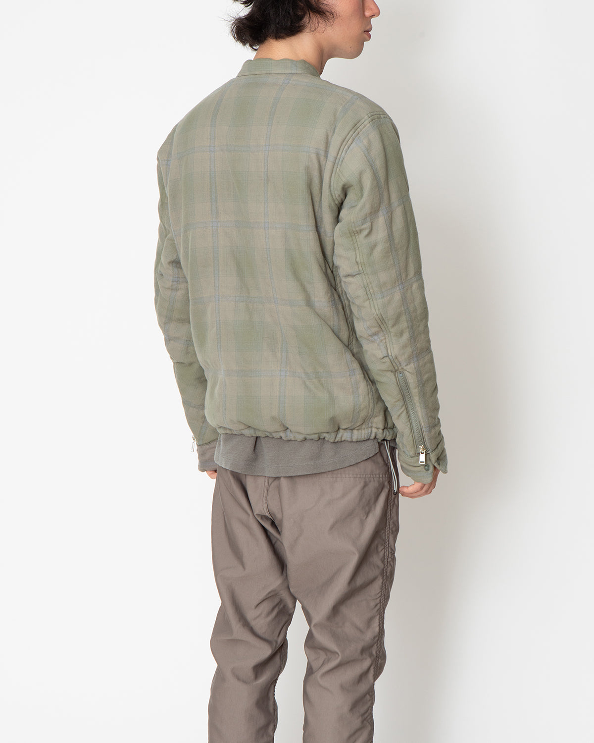 HIKER PUFF JACKET  C/W TWILL OMBRE PLAID WITH GORE-TEX INFINIUM™