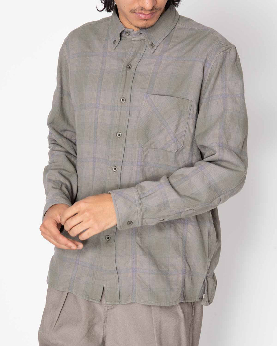 DWELLER B.D. SHIRT C/W TWILL OMBRE PLAID – COVERCHORD