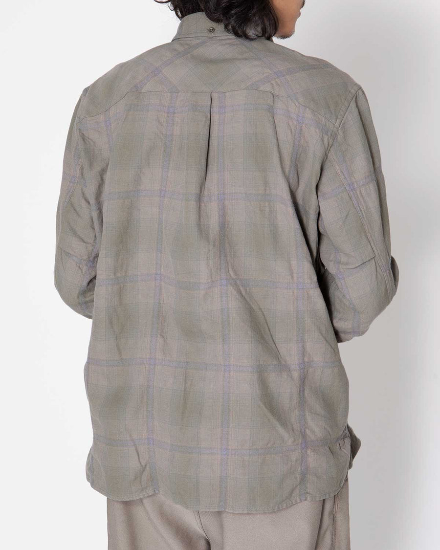 DWELLER B.D. SHIRT C/W TWILL OMBRE PLAID – COVERCHORD