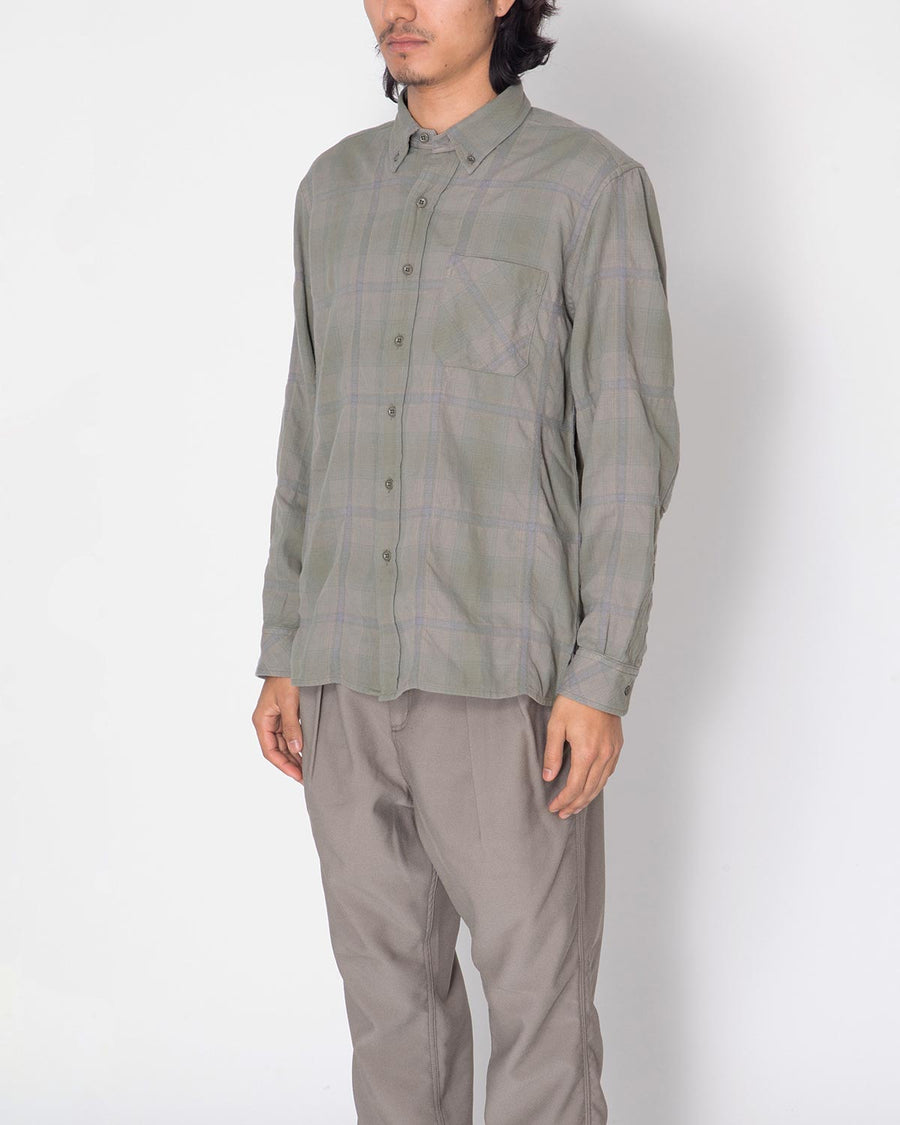 DWELLER B.D. SHIRT C/W TWILL OMBRE PLAID – COVERCHORD