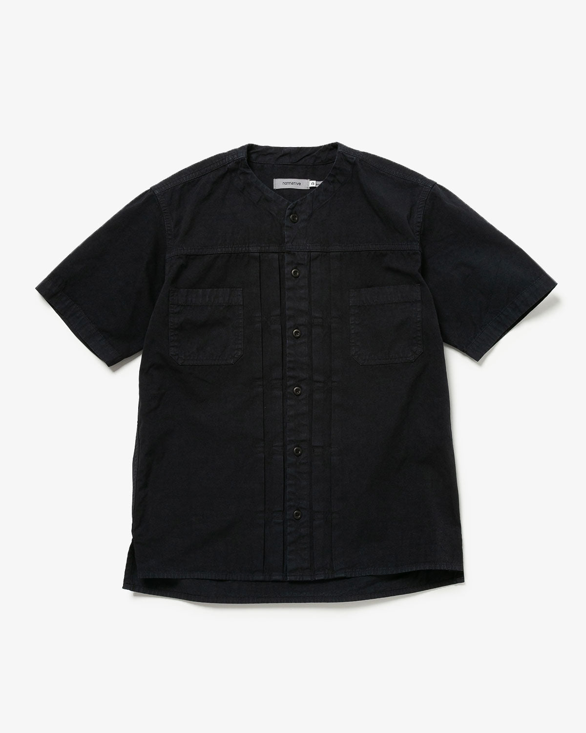 TRUCKER S/S SHIRT COTTON WEATHER CLOTH OVERDYED