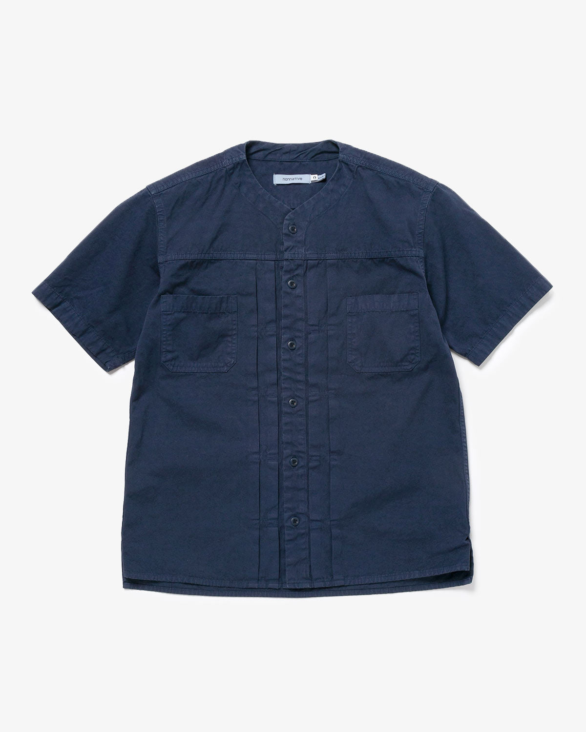 TRUCKER S/S SHIRT COTTON WEATHER CLOTH OVERDYED