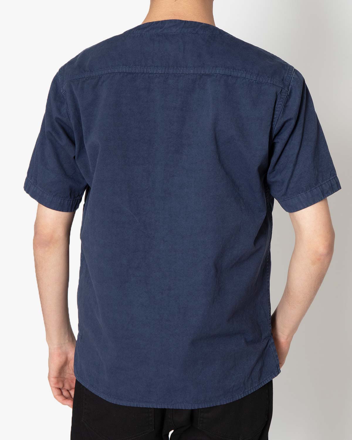 TRUCKER S/S SHIRT COTTON WEATHER CLOTH OVERDYED