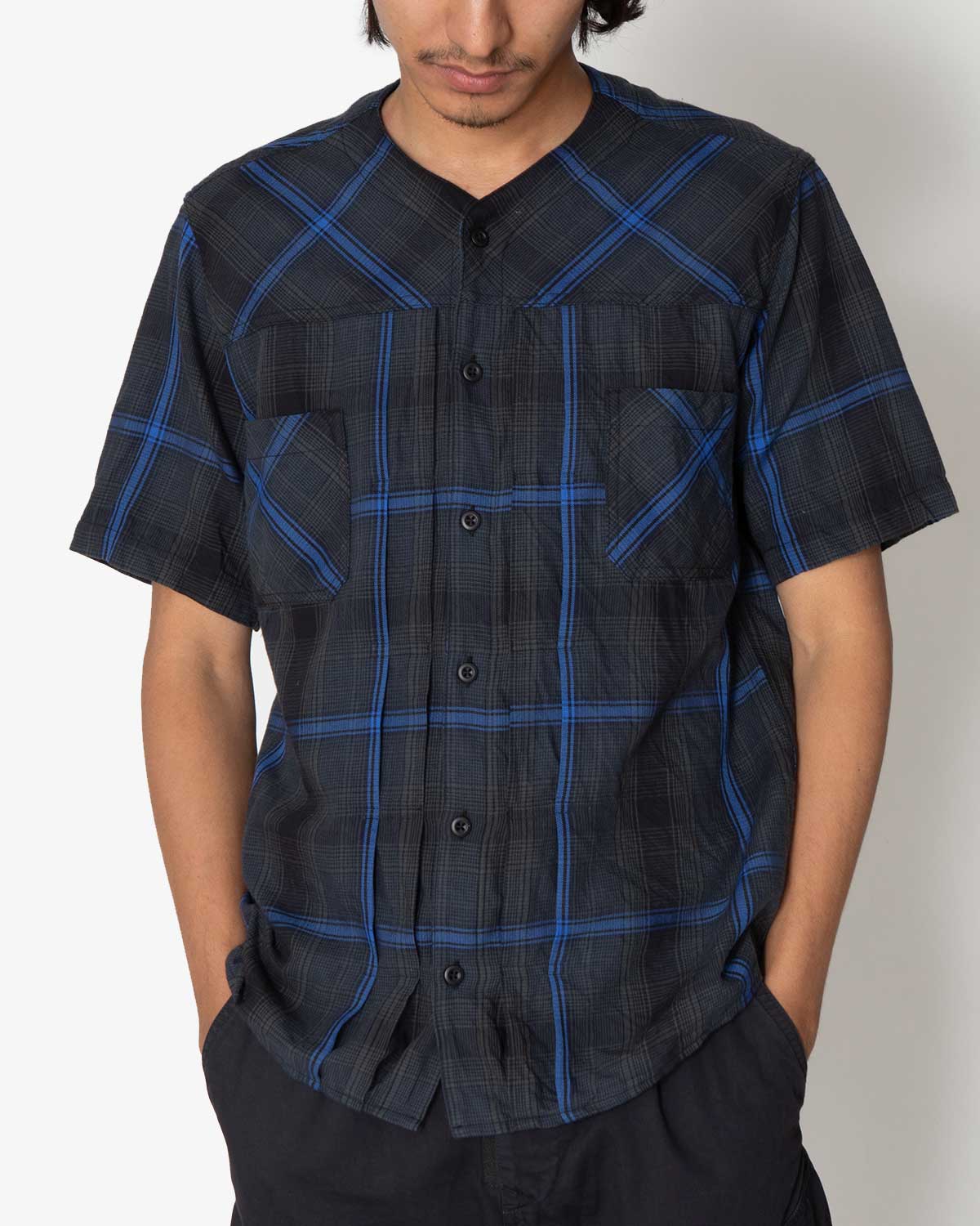 TRUCKER S/S SHIRT C/P TWILL OMBRE PLAID