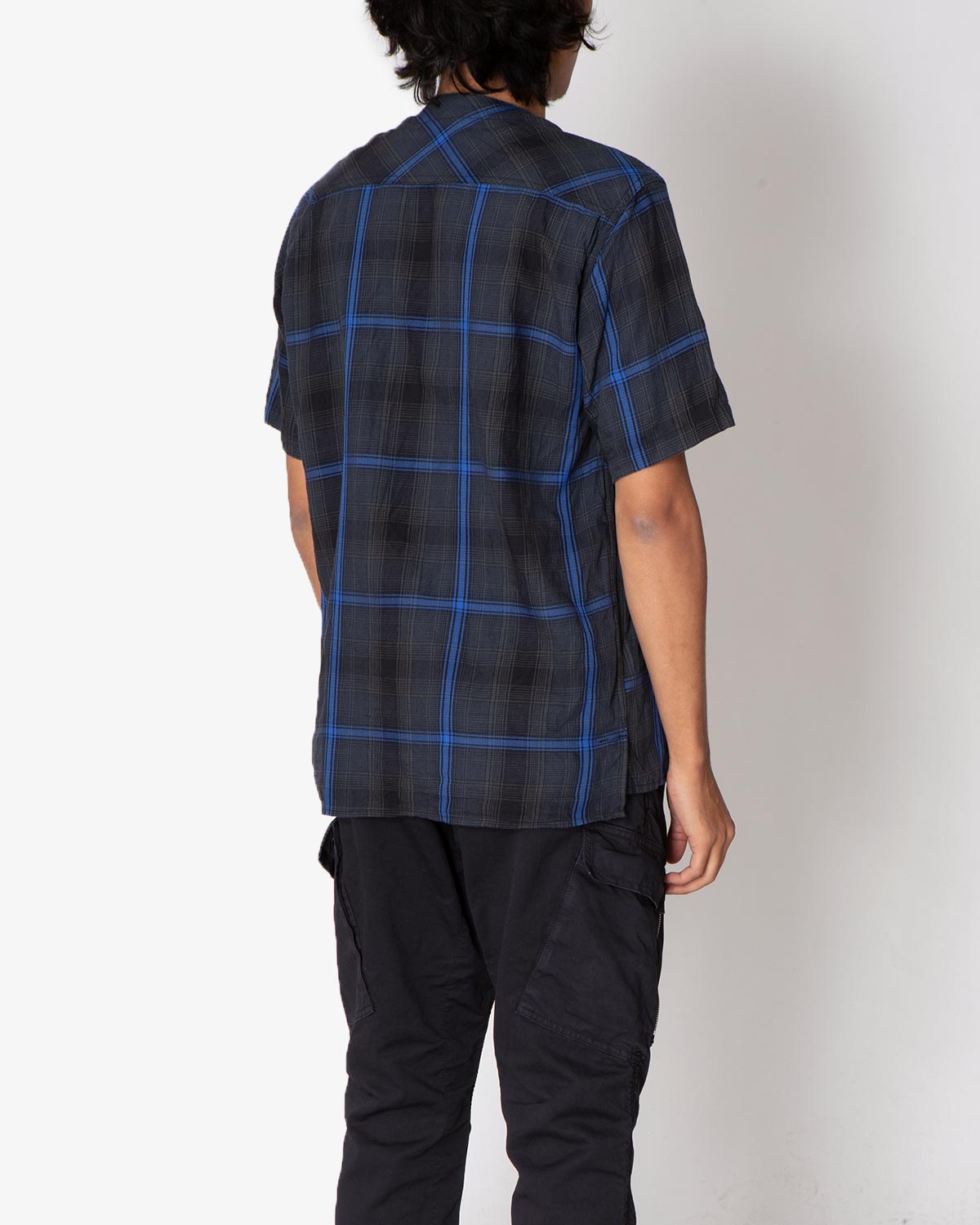 TRUCKER S/S SHIRT C/P TWILL OMBRE PLAID