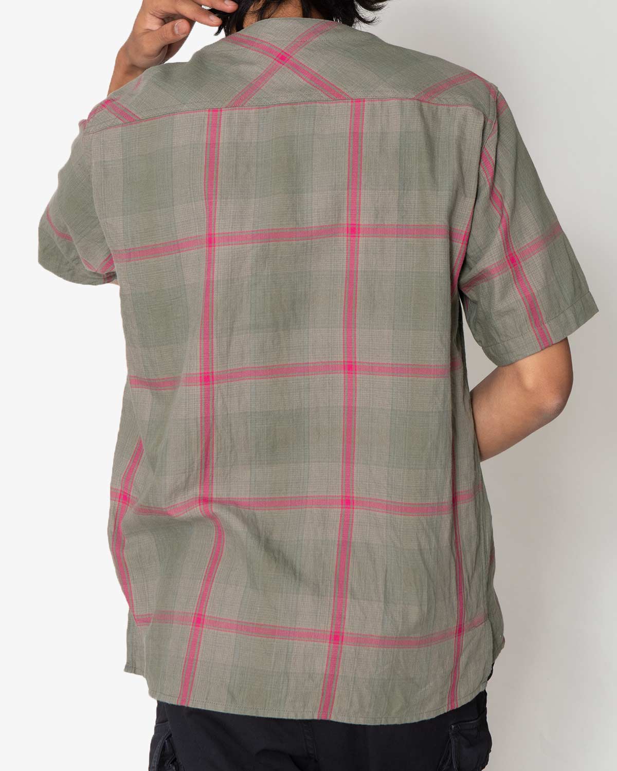 TRUCKER S/S SHIRT C/P TWILL OMBRE PLAID