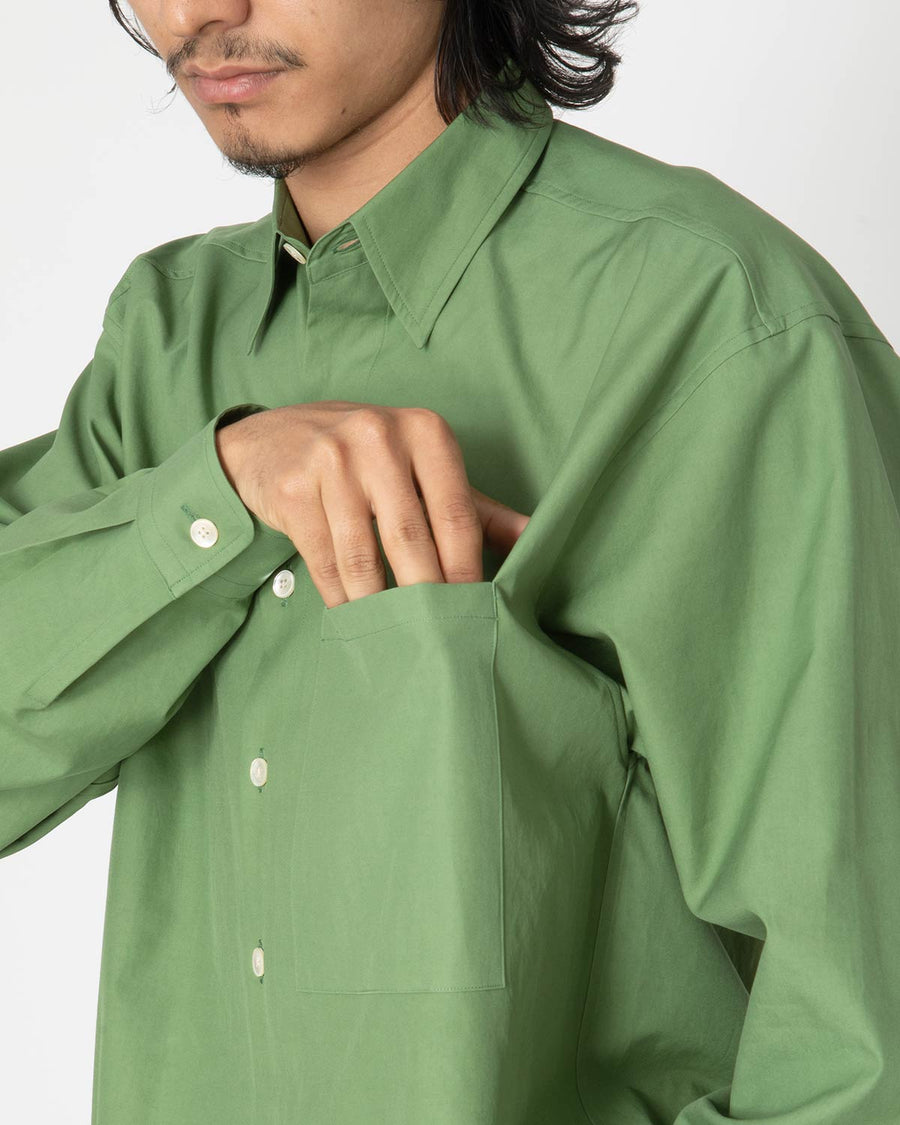 JOU佐藤健着用 WASHED FINX TWILL SHIRTS - シャツ