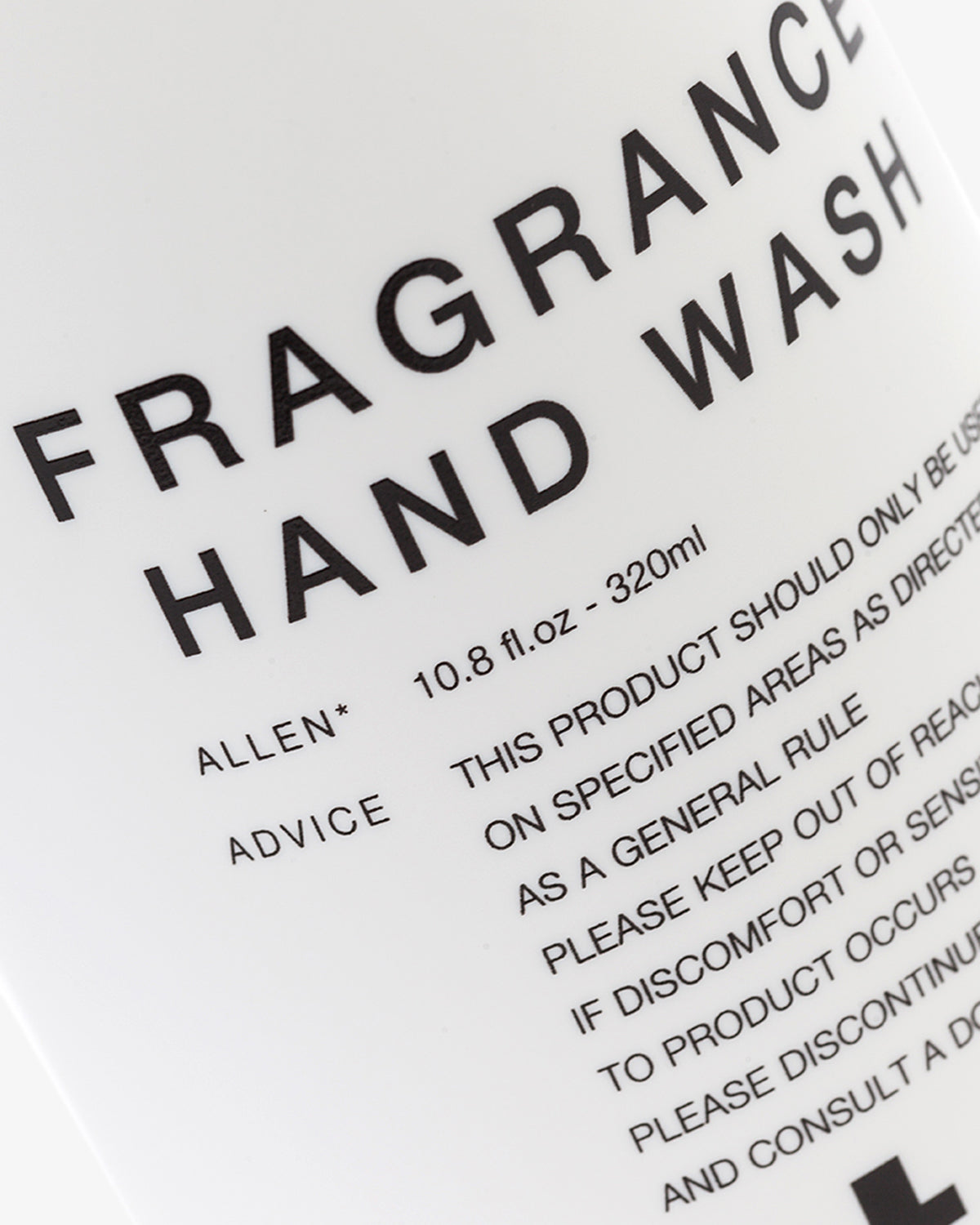 FRAGRANCE LIQUID HAND WASH