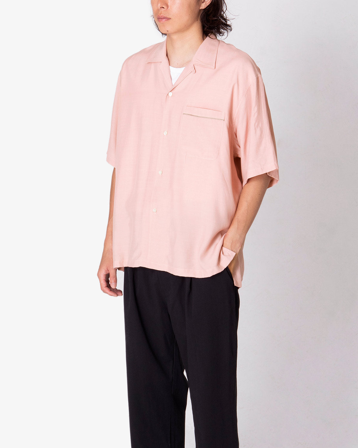 SANDINISTA Rayon Open Collar S/S Shirt Ｌ - yanbunh.com